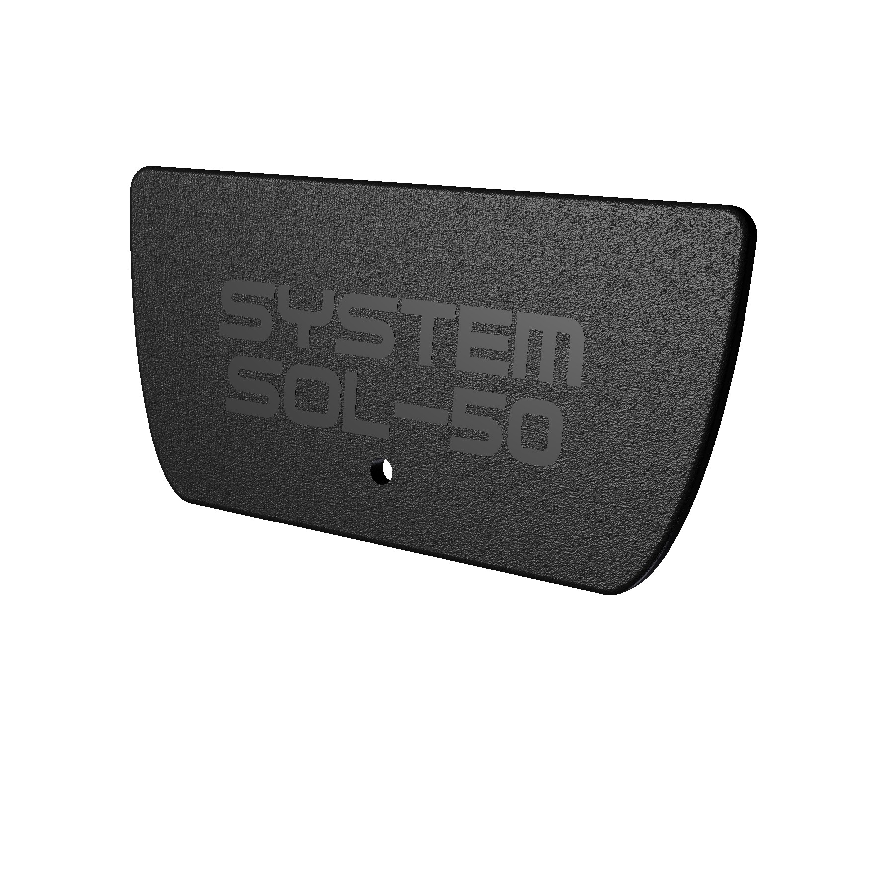 SOL-50 Premium Vertikalendkappe VE10 schwarz