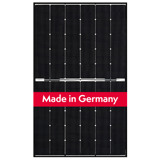 Meyer Burger Glas/Glas Solarmodul | 380 W | black frame