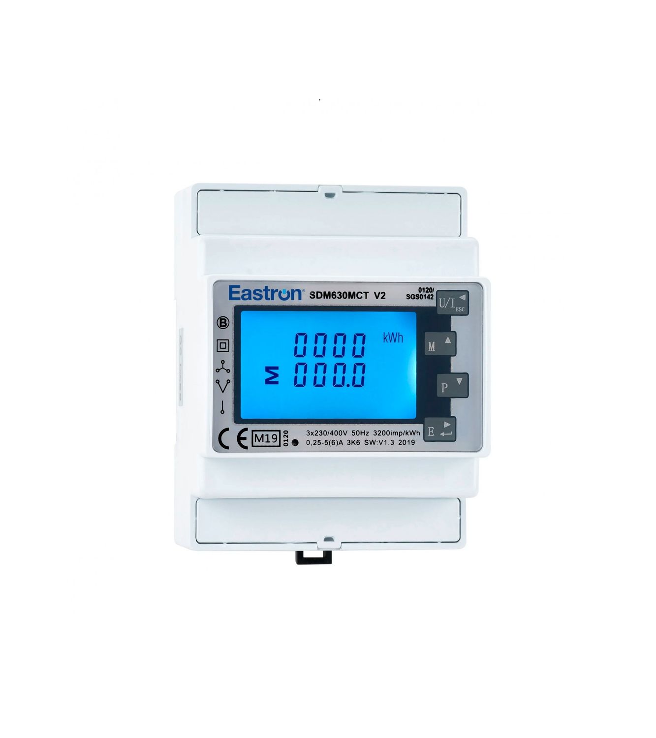 Solplanet Smartmeter SDM630 MCT V2 inkl. 3 CTs 120A