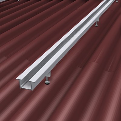 SOL-50 XXL-Vertikalprofil 4m pressblank VE 56 Stück